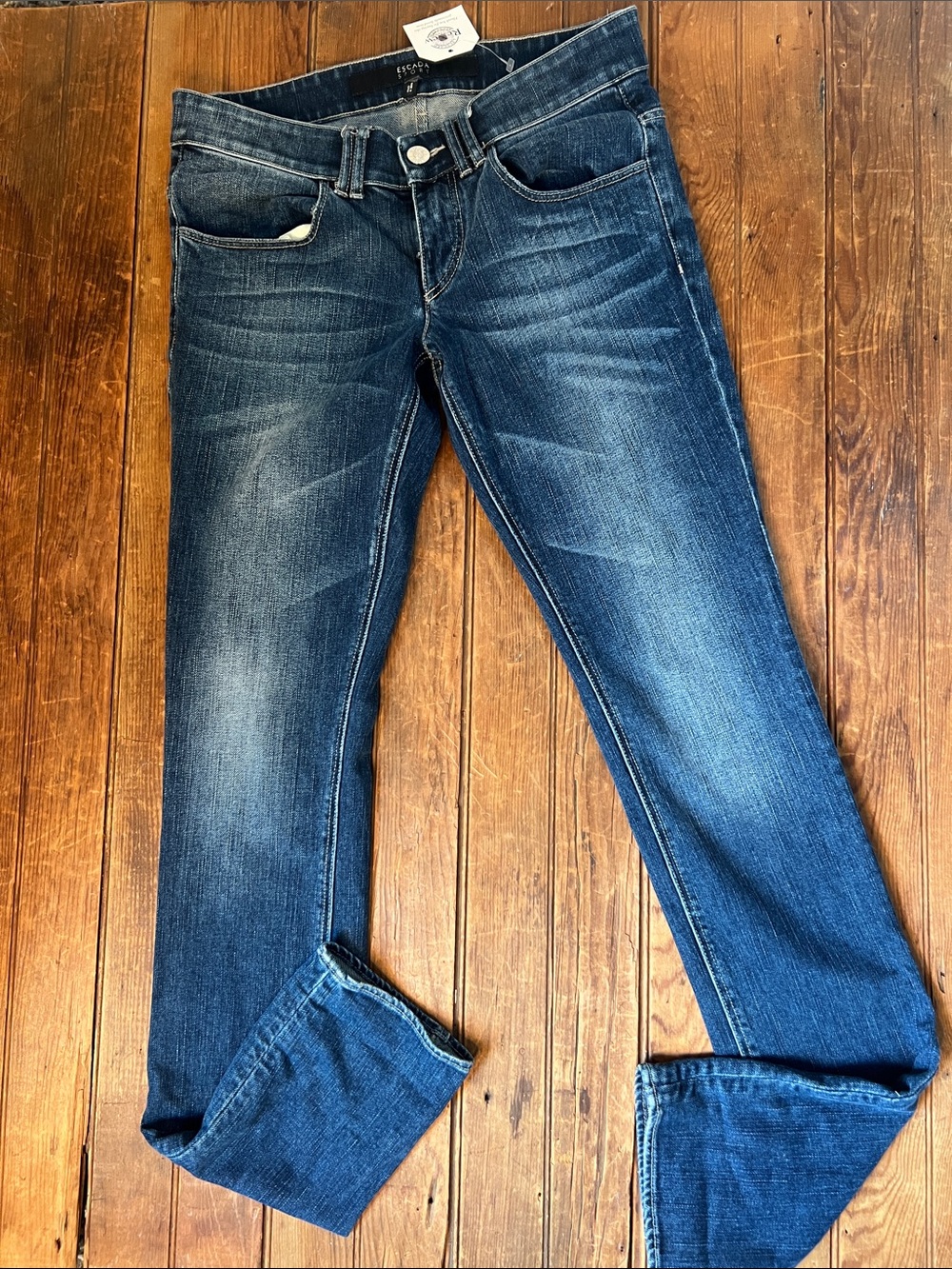 Vintage 90s Escada women’s Jeans Dark Blue low rise size 34/4 EUC